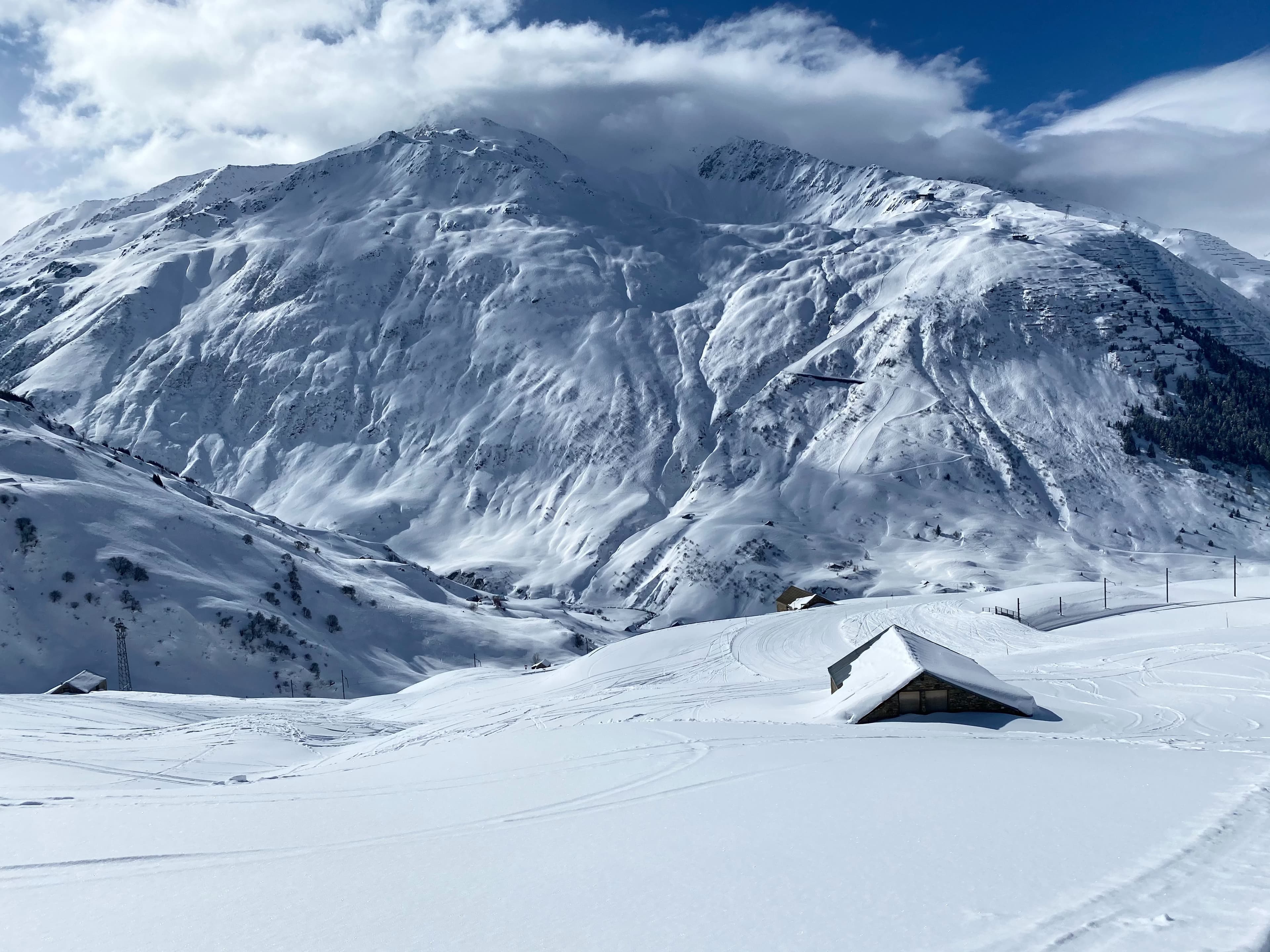 Andermatt ski resort hut
